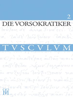 cover image of Die Vorsokratiker 2